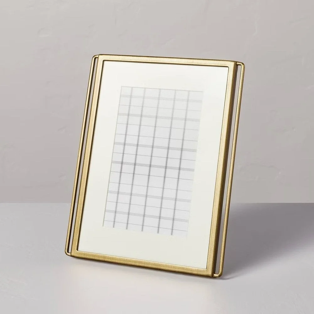 4x6 Wire-Edge Brass Picture Frame Antique Finish -‎ Hearth & Hand Magnolia